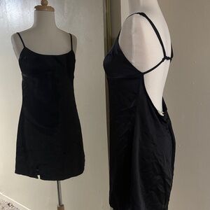 La Hearts Black Mini Dress